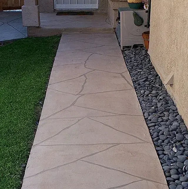 Custom Stone Garden Walkway Construction Mission Viejo